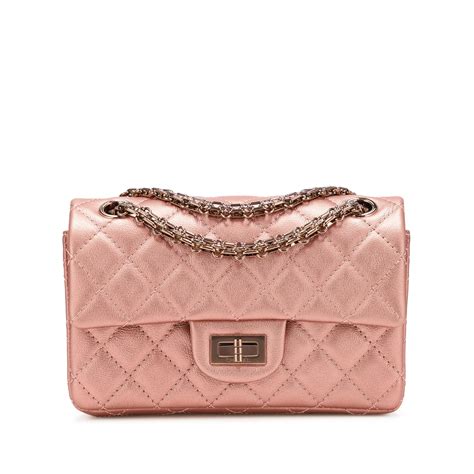 chanel pink reissue|chanel 2.55 reissue dimensions.